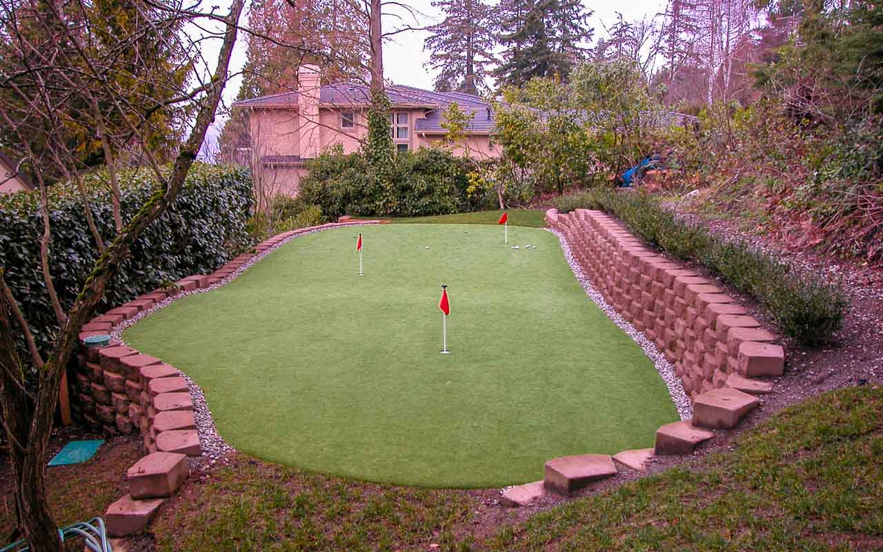 Putting Green Installation Cougar Hills